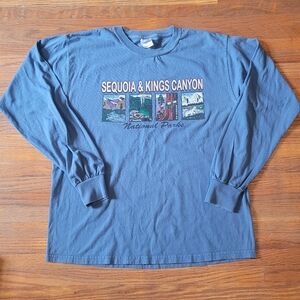 Sequoia & Kings Canyon National Parks USA Unisex Medium Long Sleeve Shirt Gildan
